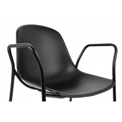 Krzesło z podłokietnikami RESOL ARM czarne