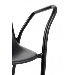 Krzesło z podłokietnikami RESOL ARM czarne