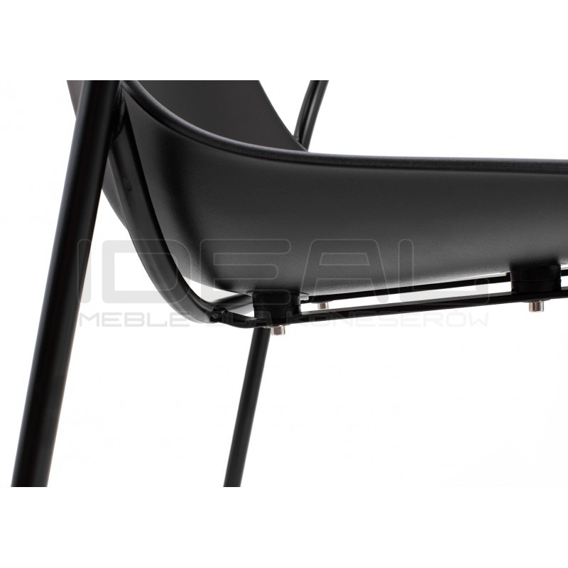 Krzesło z podłokietnikami RESOL ARM czarne