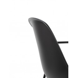 Krzesło z podłokietnikami RESOL ARM czarne