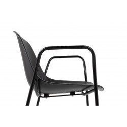 Krzesło z podłokietnikami RESOL ARM czarne