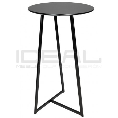Stół barowy okrągły ALLEN 60 czarny