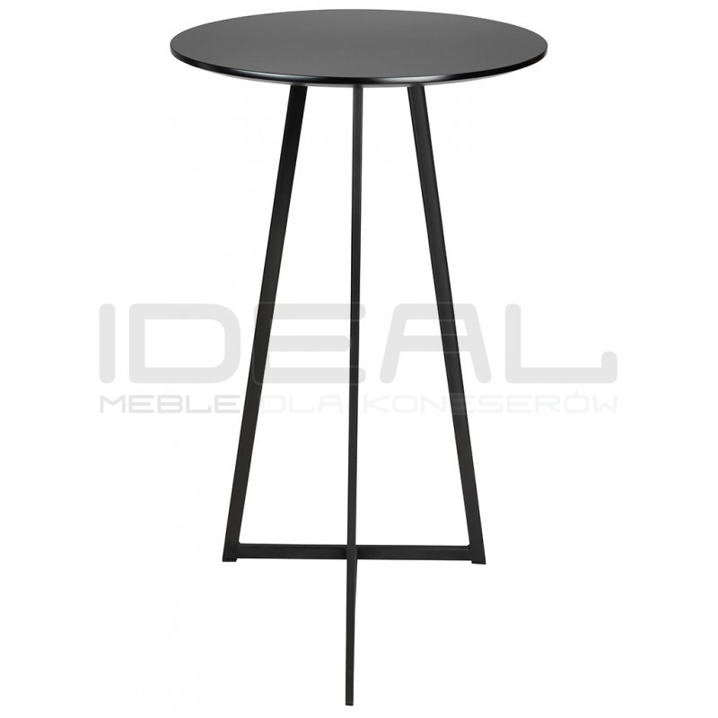 Stół barowy okrągły ALLEN 60 czarny