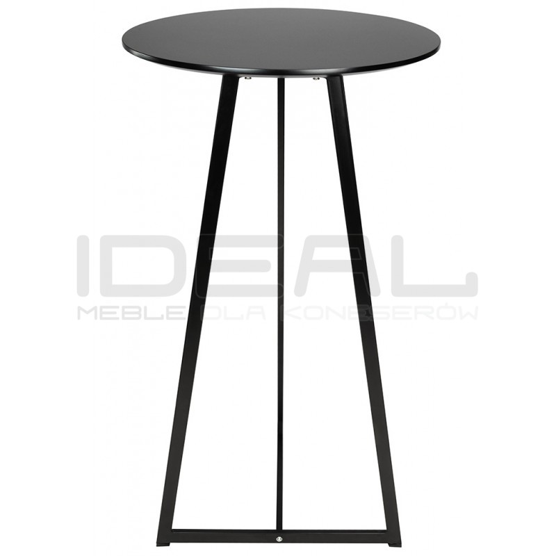 Stół barowy okrągły ALLEN 60 czarny