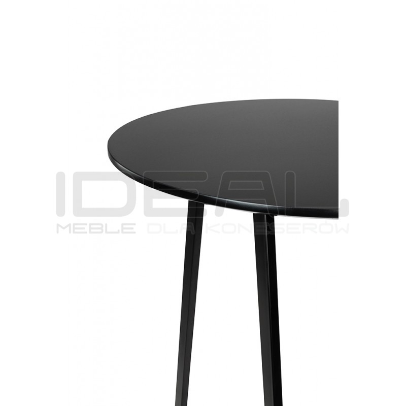 Stół barowy okrągły ALLEN 60 czarny