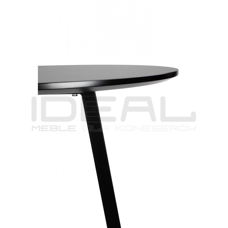Stół barowy okrągły ALLEN 60 czarny