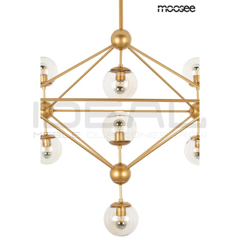 Lampa wisząca Planetario ASTRIFERO 15 złota