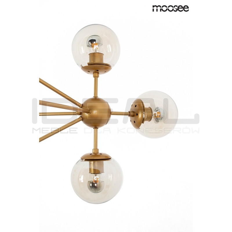 Lampa wisząca Planetario ASTRIFERO 15 złota