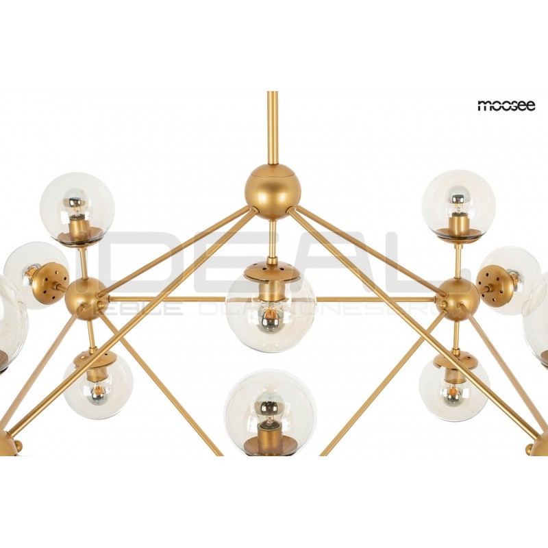 Lampa wisząca Planetario ASTRIFERO 15 złota