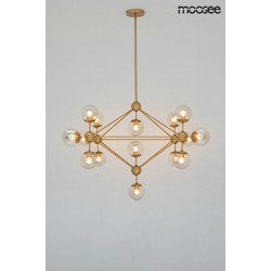 Lampa wisząca Planetario ASTRIFERO 15 złota