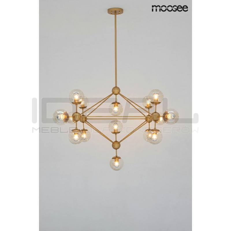 Lampa wisząca Planetario ASTRIFERO 15 złota