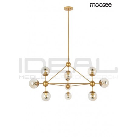 Lampa wisząca Planetario ASTRIFERO 10 złota