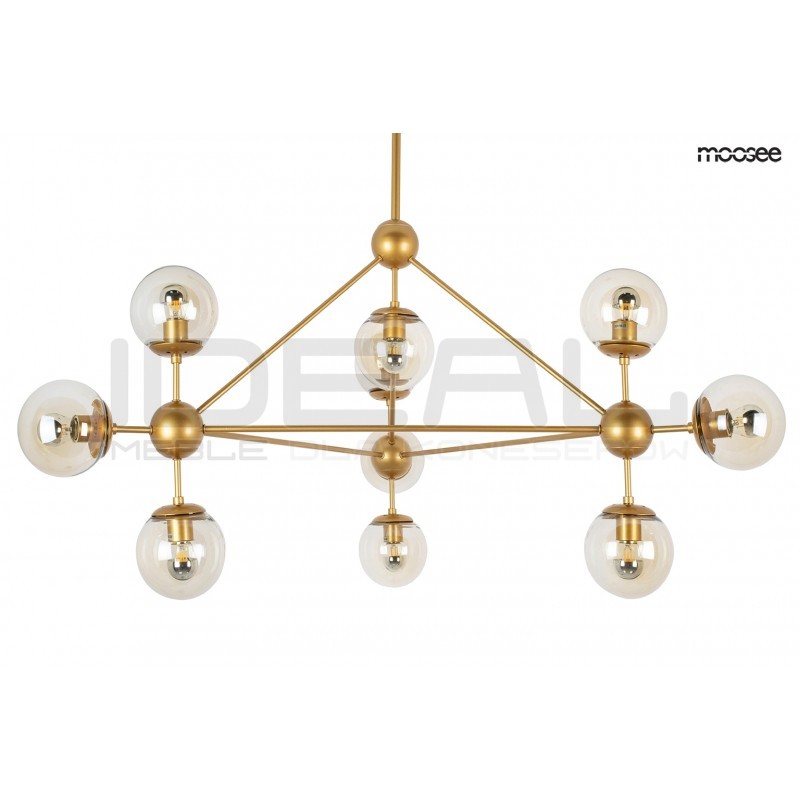 Lampa wisząca Planetario ASTRIFERO 10 złota