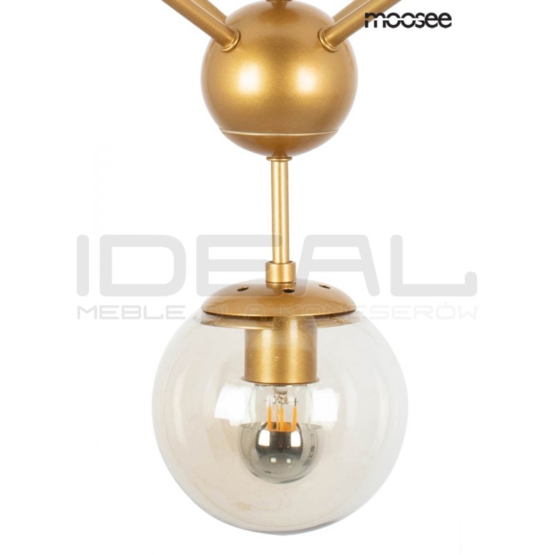 Lampa wisząca Planetario ASTRIFERO 10 złota