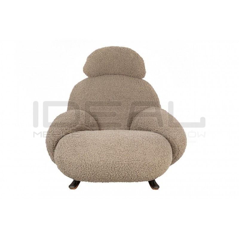Fotel bujany PLUSH TEDDY Boucle