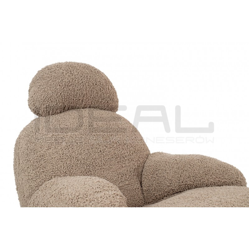 Fotel bujany PLUSH TEDDY Boucle