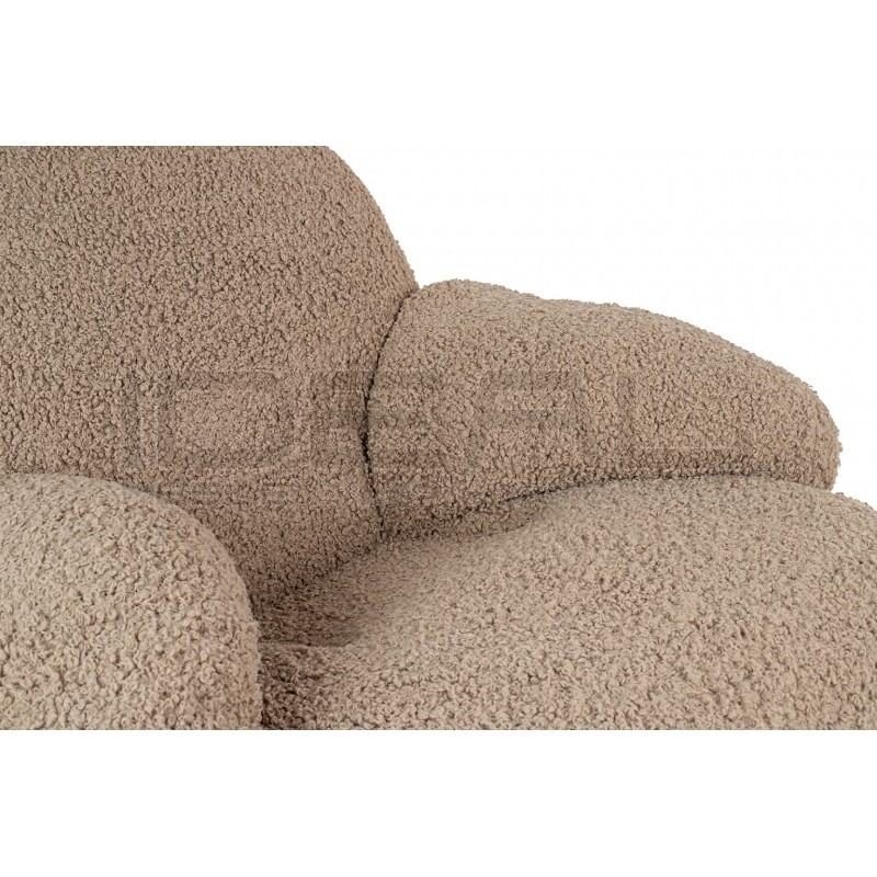 Fotel bujany PLUSH TEDDY Boucle