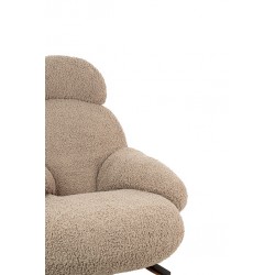 Fotel bujany PLUSH TEDDY Boucle