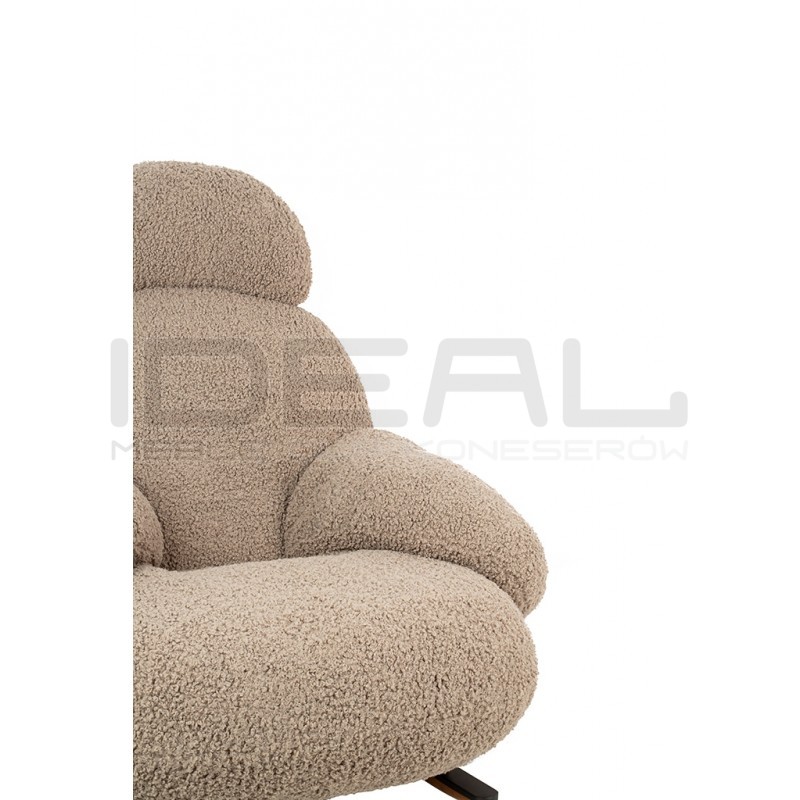 Fotel bujany PLUSH TEDDY Boucle