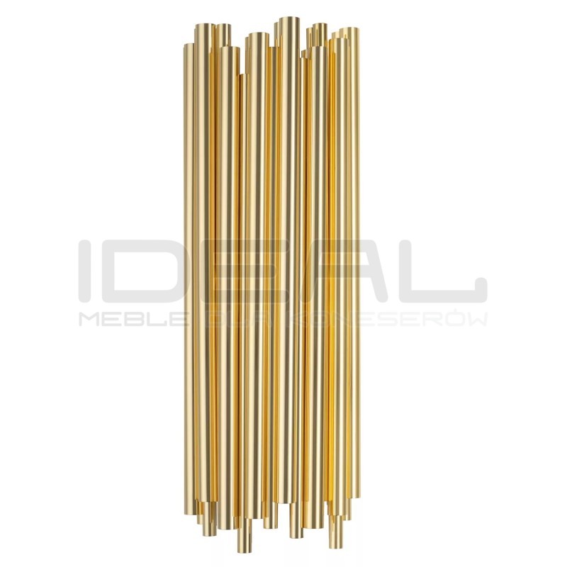 Lampa ścienna glamour Tubo 50 złota