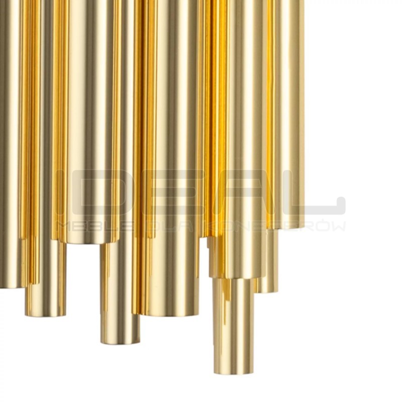 Lampa ścienna glamour Tubo 50 złota