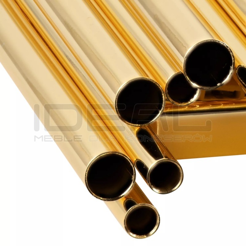 Lampa ścienna glamour Tubo 50 złota