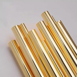 Lampa ścienna glamour Tubo 50 złota