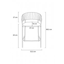 Hoker glamour kubełkowy Margo