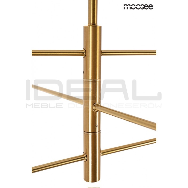 Lampa wisząca glamour PIAZETTA złota