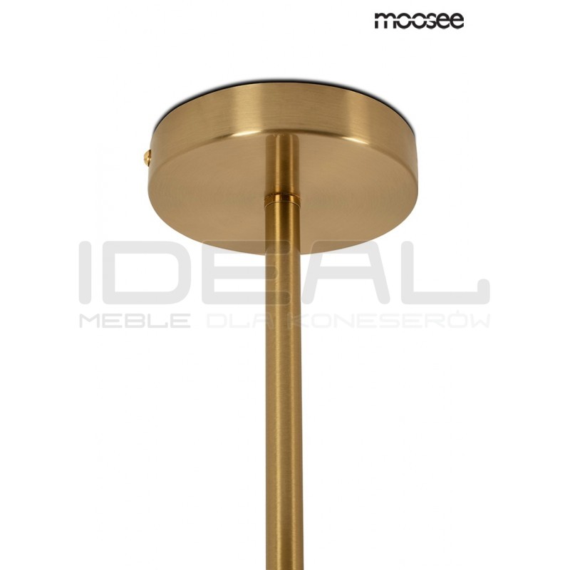 Lampa wisząca glamour PIAZETTA złota