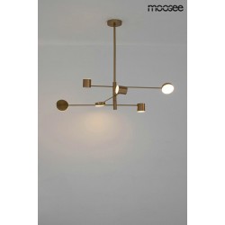 Lampa wisząca glamour PIAZETTA złota