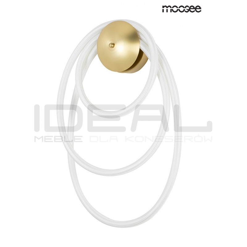 Kinkiet glamour SERPIENTE złoty