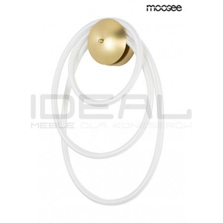 Kinkiet glamour SERPIENTE złoty