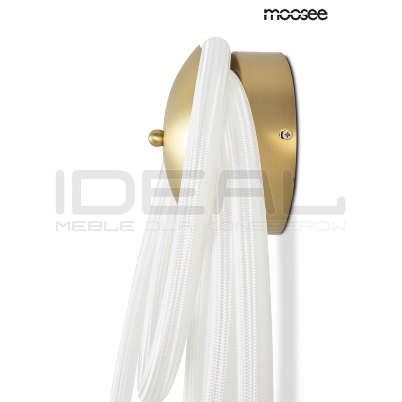 Kinkiet glamour SERPIENTE złoty