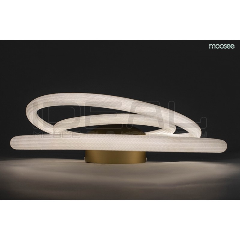 Kinkiet glamour SERPIENTE złoty