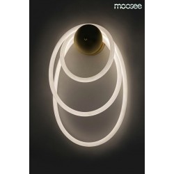 Kinkiet glamour SERPIENTE złoty