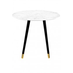 Stół okrągły glamour Padrino 90 marmur