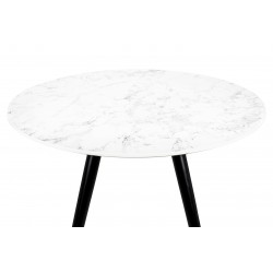 Stół okrągły glamour Padrino 90 marmur
