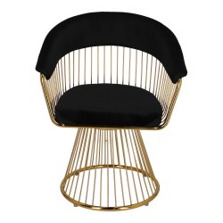 Krzesło Glamour Cage Glam złote