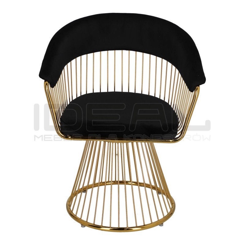 Krzesło Glamour Cage Glam złote