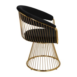 Krzesło Glamour Cage Glam złote