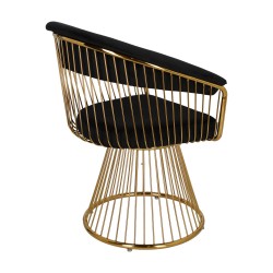Krzesło Glamour Cage Glam złote