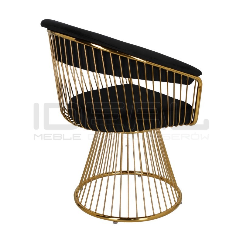 Krzesło Glamour Cage Glam złote