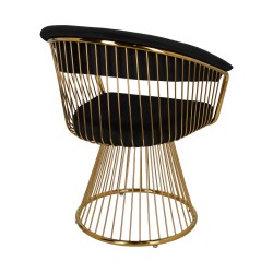 Krzesło Glamour Cage Glam złote
