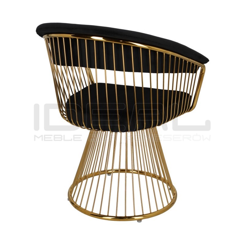 Krzesło Glamour Cage Glam złote