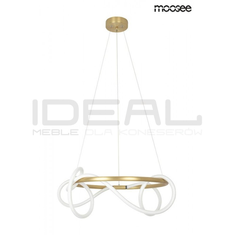 Lampa wisząca glamour SERPIENTE 60 złota