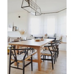 Krzesło inspirowane projektem Wishbone - Boho Wicker