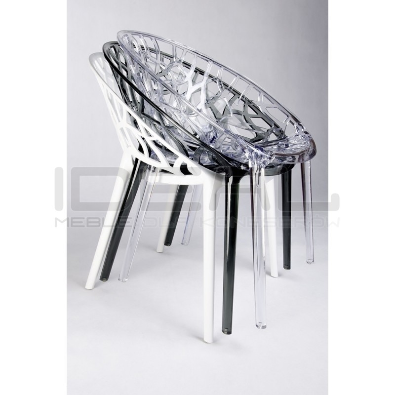 Krzesło transparentne KORAL