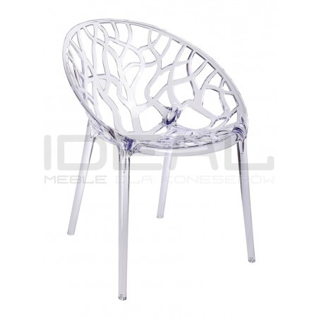 Krzesło transparentne KORAL