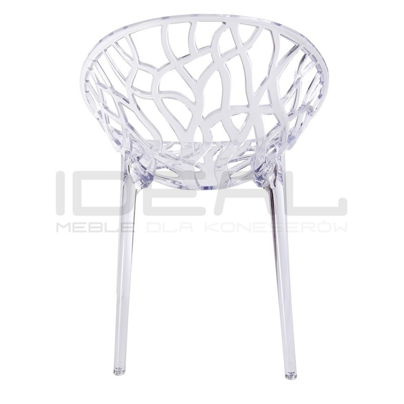 Krzesło transparentne KORAL